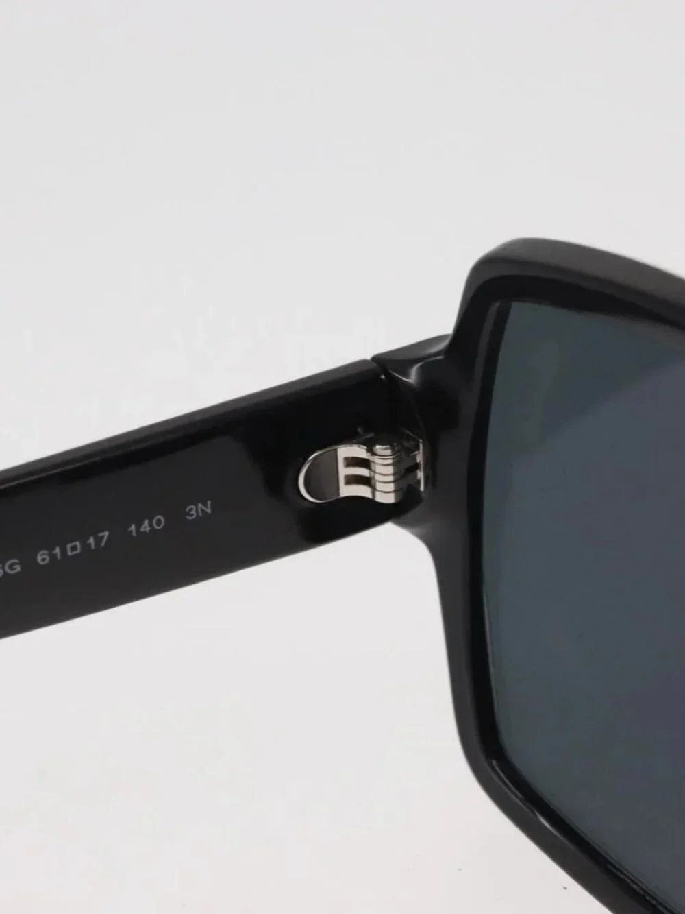 CHANEL COCO Mark Sunglasses plastic Black 5385-A CC Auth BA11986